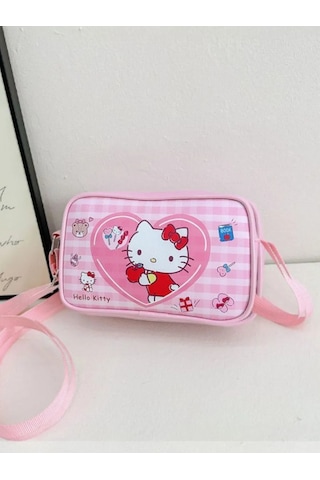 Kuromi Helloy Kitty Çapraz Askılı Kız Çocuk Çantası 418279645 Pembe
