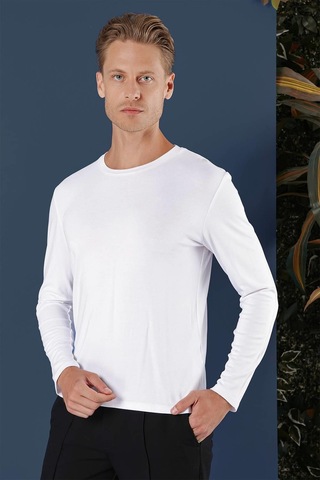 Efor Ts 870 Slim Fit Beyaz Spor T-shirt Beyaz