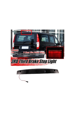 Leasetake Araba 3. Arka Üçüncü Fren Lambası Mercedes Benz Vito Viano W639 A6398200056 6398200056