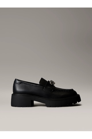 Calvin Klein Kadın Loafer Ayakkabı Yw0yw01912beh Siyah