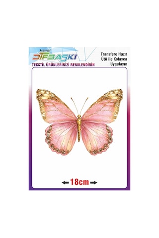 Ütü İle Yapışan Tekstil Transfer Baskı 2226