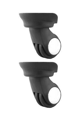 Homyl Bagaj Yedek Tekerlekleri, Bavul Aksesuarları Dayanıklı Siyah