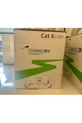 Commscope Cat 6 Halogen Free Utp 23awg Lszh 305 Metre Beyaz Cs31