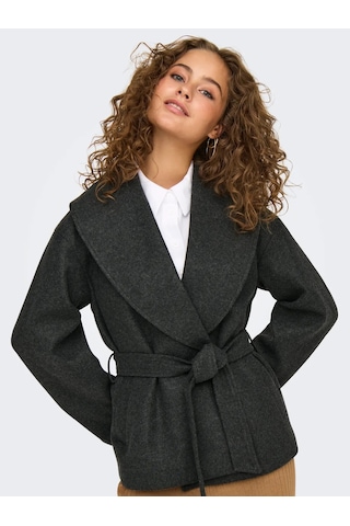 Only Onlaugusta Short Coat Otw Noos Kadın Kaban 15314352 Füme