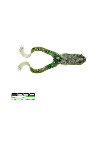 Spro Iris The Frog 10cm Silikon Kurbağa Yem Uv Natural Green