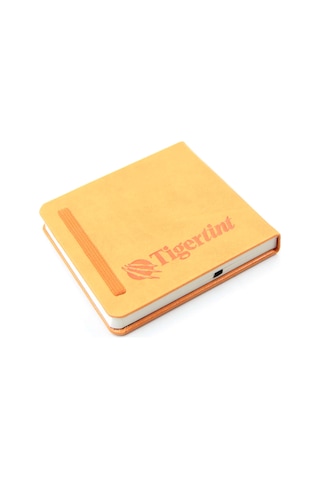 Tigertint Sert Kapak Eskiz Defteri 140 G 12x12 Cm 80 Yaprak Turuncu 100140126