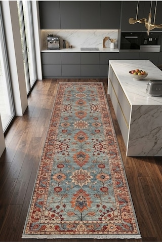 Yolluk Halı Kaymaz Taban Yıkanabilir Leke Tutmaz Kilim Özel Ölçü Koridor Halısı 3030 Çok Renkli
