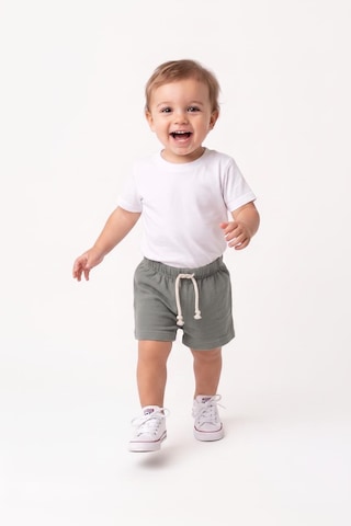 MiaBaby Bebek Müslin Şort Taş