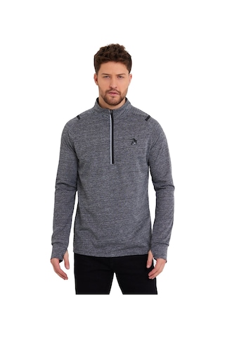 Adams Advance Spor Sweatshirt Erkek Yüksek Yaka 1/4 Fermuar 001