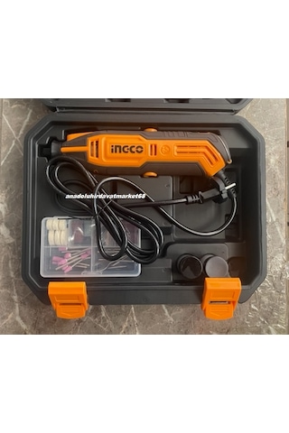 İngco 130w Mini Matkap Gravür Seti Kalıpçı Taşlama Ahşap Taş Cam İşleme Seti 109pc
