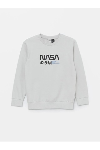 Nasa Çocuk Sweatshirt Gri