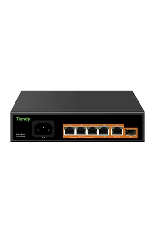 Tiandy 4 Port Yönetilmeyen Gigabit Aı Poe Switch 4g + 1g + 1sfp