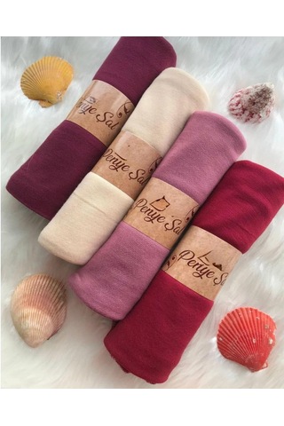 Gesshop Kadın Penya Şal Mürdüm