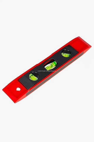 Mini Su Terazisi, 23 Cm, Mıknatıslı, Kompakt Su Terazisi, Plastik Gövde, Hassas Ölçüm Seviyelendirme Aracı