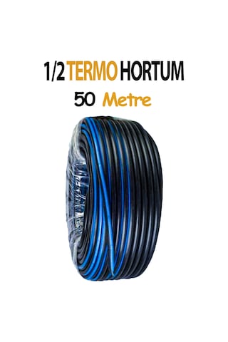 1/2 Lik Termo Bahçe Sulama Hortum Isıya Ve Basınca Dayanıklı 50 Metre Uzunluğunda Sert Hortum