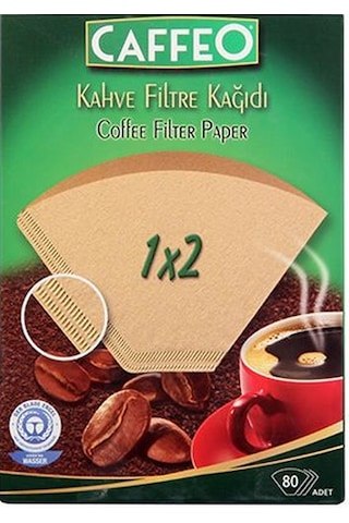 Caffeo 1 x 2 Kahve Filtre Kağıdı 80 Adet