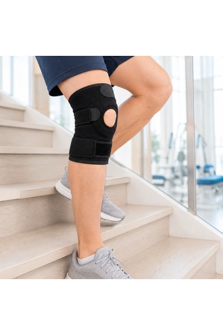 Ayarlanabilir Kısa Ligamentli Dizlik Açık Diz Kapağı Spor Ve Günlük Kullanım