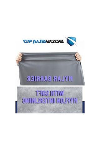Su Geçirmez Motosiklet Brandası, Gri Renk, Büyük Boy Koruma Sağlayan Örtü