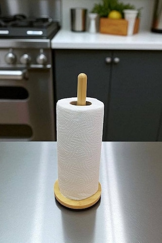 Bambu Kağıt Havluluk- Bambu Peçetelik Açık Kahverengi