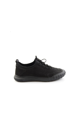 Bambi Siyah Nubuk Hakiki Deri Erkek Sneaker E01076378501