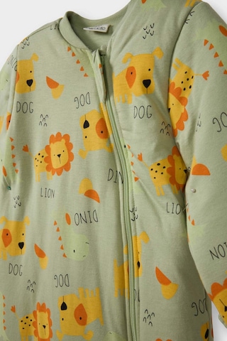 Defacto Erkek Bebek 2,5 Tog Elyaf Safari Baskılı Penye Tulum F3547a525wngn270 Yeşil-gn270