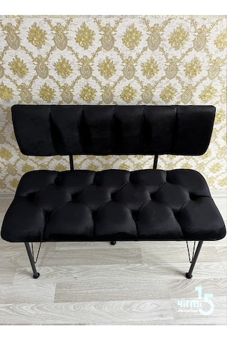 Yirmi15 Metal Ayaklı Metal Alt Kasalı New 2023 Sırtlı Bench Bank