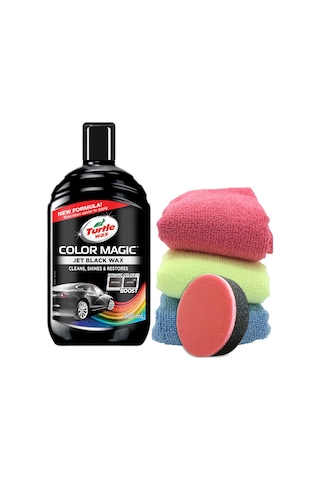 Turtle Wax Renkli Cila Siyah 3 Adet Mikrofiber Bez Sünger