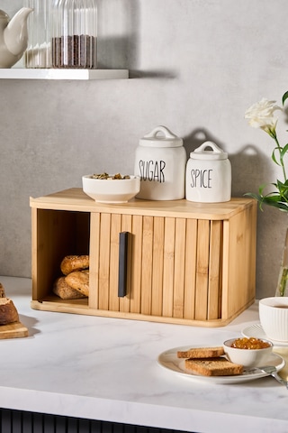 Karaca Pamir Bambu Ekmek Kutusu Kahverengi