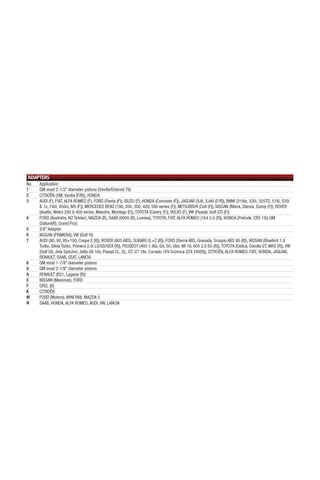 Rico 013-kk1135 Havalı Fren Piston Kaliper İtme Seti 16 Parça