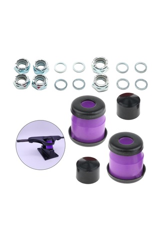 Homyl Kaykay Kamyon Burçları Kiti Kupası Şok Emici Mor-11-mm Mor Çok Renkli