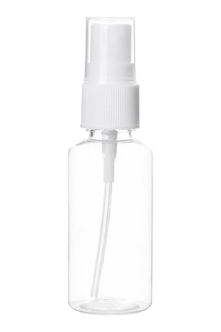 100 Adet - 30ml Plastik Mini Boş Şeffaf Pet Sprey Şişe - Beyaz Sprey Başlık 100 Adet - 30ml Plastik Mini Boş Şeffaf Pet Sprey Şişe - Beyaz Sprey Başlık