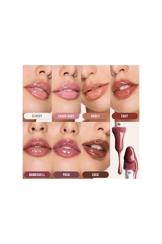 Huda Beauty Gloss Haute Brilliance Glassy Pink 1
