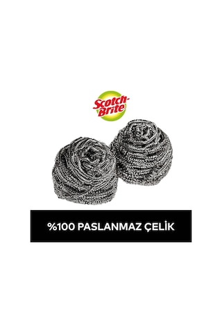 Scotchbrite Paslanmaz Çelik Bulaşık Teli 3'lü