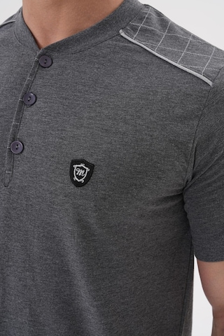 Mecit 2981 Füme Büyük Beden Kısa Kollu Erkek Pijama Takımı Füme