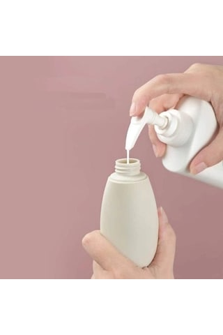 Kit Uçak Uyumlu Sızdırmaz Kozmetik Dolum Şişesi Pratik Seyahat Tipi Bakım Ürünleri Düzenleyici Set