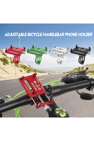 Gub-mountian Bisiklet Telefon Montajı Evrensel Ayarlanabilir,y4896b Siyah