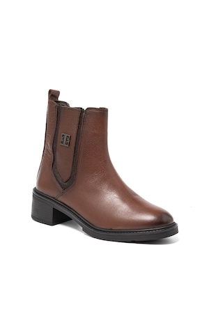 Bot Kadın Sr-11031-1 John May Taba Gri - Kırmızı