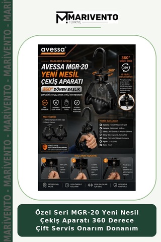 Özel Seri Mgr-20 Yeni Nesil Çekiş Aparatı 360 Derece Çift Servis Onarım Donanım