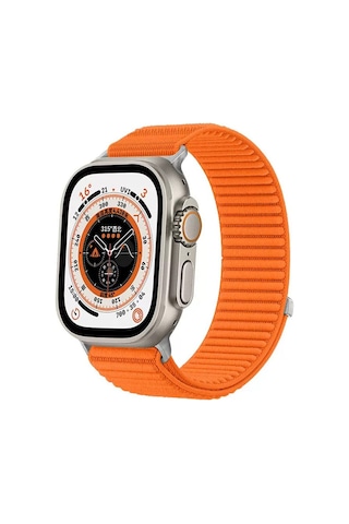 Watch 44/45/46/49 Mm Uyumlu Pro Cırt Cırtlı Spor Loop Saat Kordonu