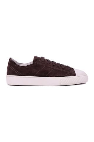 Shoetyle - Hakiki Süet Deri Kahverengi Erkek Sneaker - 666-0386 -1576 Kahve Rengi