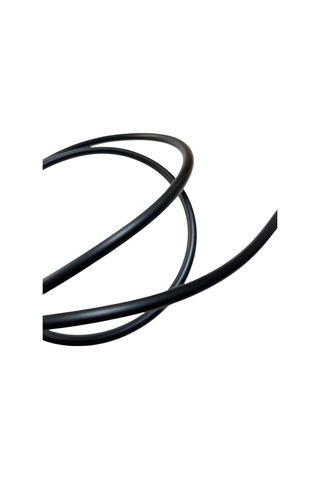 Aydınlatma Elektrik Kablosu 2 0,50 Ttr Yuvarlak Tip Tam Bakır Siyah 3 Metre