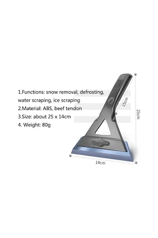 Wondernest Ve Temizleme Sones Sbt-4107 Otomobil Kar Küreği, Buz Kazıyıcı, Buzdolabı Çözme Fonksiyonlu 0