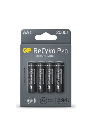 GP AA 2100 mAh Şarjlı Kalem Pil 4'lü Paket ReCyko GP210AAHCBEM-2GB4