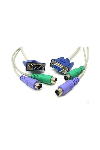 Platoon Ps2 Kvm Swıtch Kablosu Dişi Erkek Vga Erkek Ps2