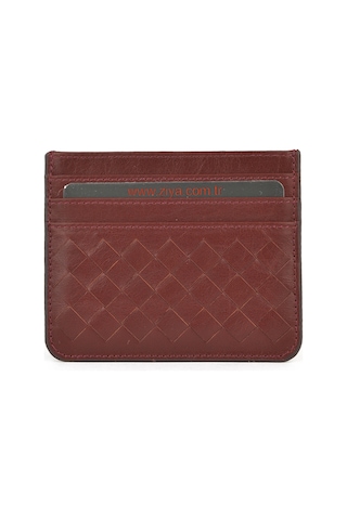 Ziya, Unisex Hakiki Deri Kartlık 1539852z06 Kızıl Kahve 1539852z06 413 Kızıl Kahve