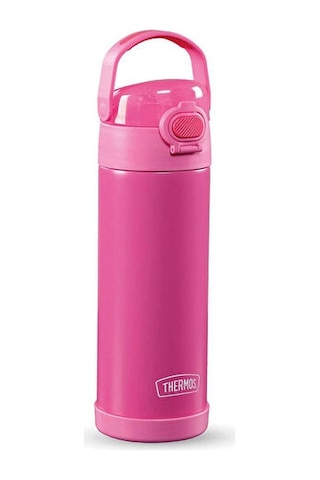 Thermos F422 Funtaıner Cocuk Pıpetlı Termos 0,47l Pipetli Termos F422-024352 Pembe