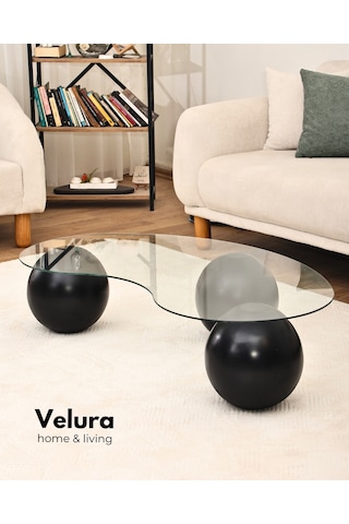 Modern Orta Sehpa & Küre Sehpa & Top Sehpa & Cam Sehpa Siyah