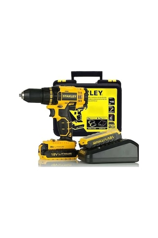 Stanley SCD201D2K-TR 18V 2Ah Li-Ion Çift Akülü Vidalama Matkap