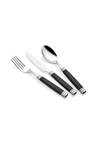 Rossini Siyah 75 Parça Çatal Bıçak Seti Diğer