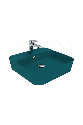 Creavit Loop Kare İnce Çanak Lavabo 45 Cm Mint Lp046-00mt00e-0000